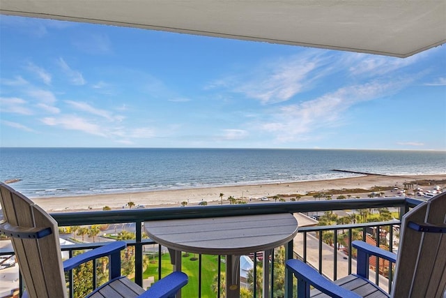 5220 Seawall Blvd Unit 1231, Galveston, TX 77551 - water view featuring nearby beach