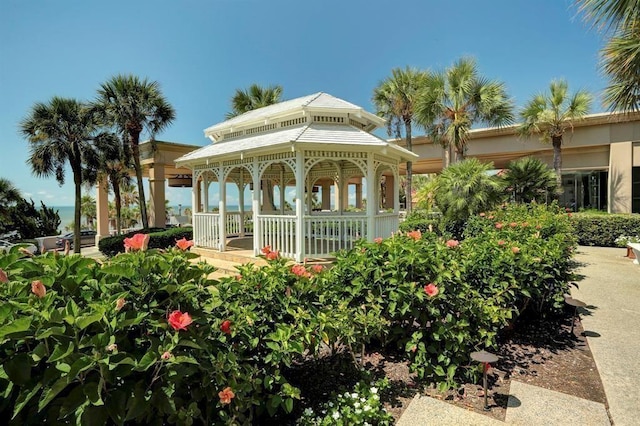 5220 Seawall Blvd Unit 1231, Galveston, TX 77551 - view of home's community featuring a gazebo