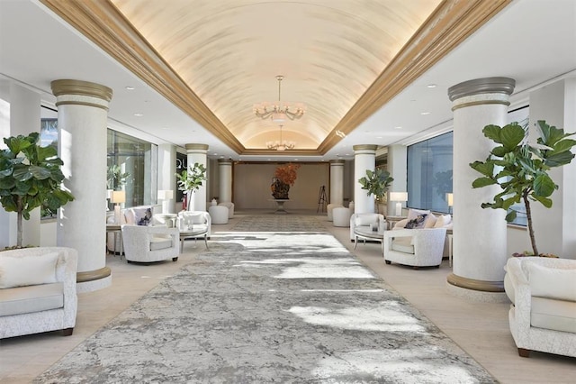 5220 Seawall Blvd Unit 1231, Galveston, TX 77551 - community lobby featuring ornamental molding