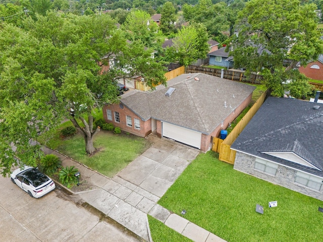 view of subject property