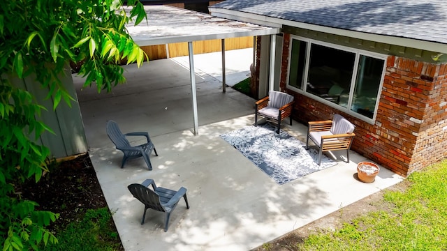 9210 Linkmeadow Ln, Houston, TX 77025 - view of patio