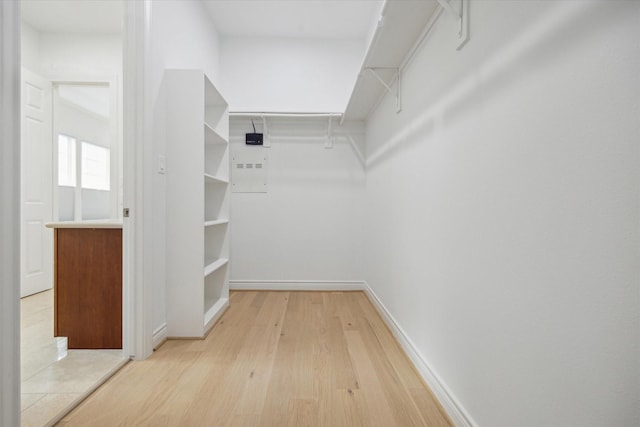 2813 Clinton Dr, Houston, TX 77020 - spacious closet with light wood-type flooring