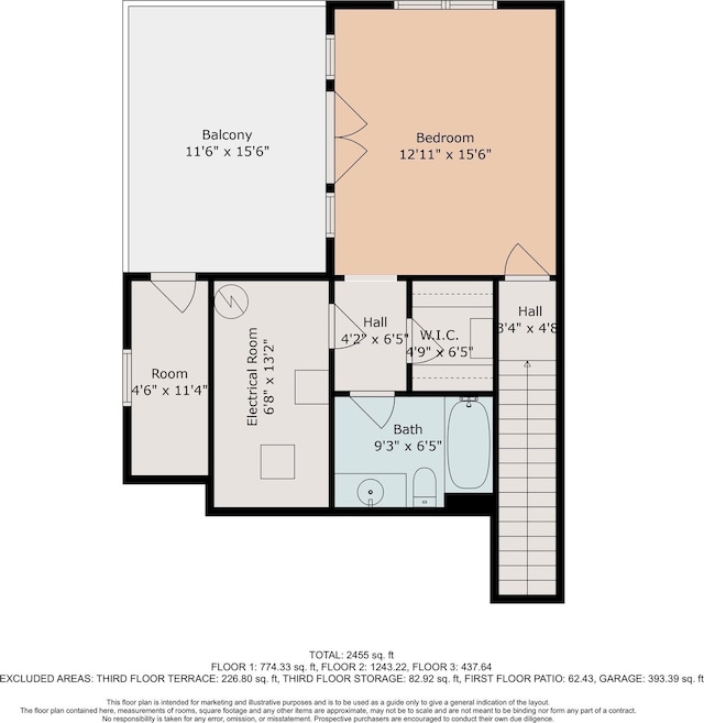 2813 Clinton Dr, Houston, TX 77020 - home floor plan