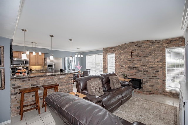2101 Fountain View Dr Unit 80, Houston, TX 77057 - living area with light tile patterned floors