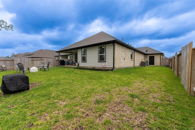 14220 Savage River Ln, Conroe, TX 77384 - rear view of house featuring cooling unit