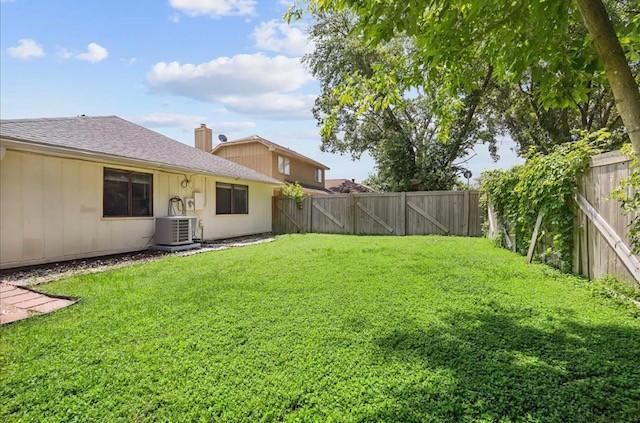 3734 Varla Ln, Houston, TX 77014 - view of yard with central air condition unit