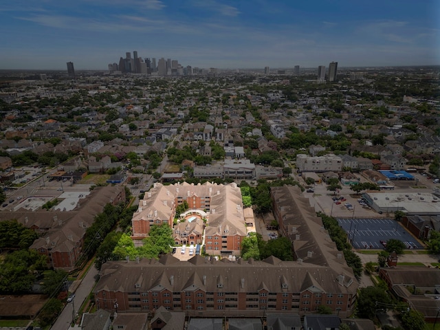 2111 Welch St Unit B212, Houston, TX 77019 - aerial view of property and surrounding area with nearby urban area