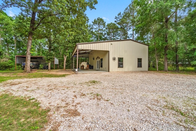 51 Roatan Dr, Point Blank, TX 77364 - view of pole building