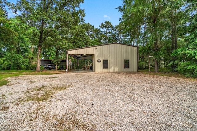 51 Roatan Dr, Point Blank, TX 77364 - view of pole building