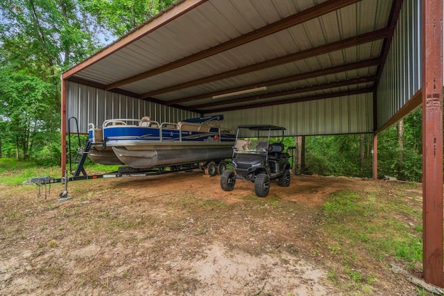51 Roatan Dr, Point Blank, TX 77364 - view of outbuilding featuring a detached carport