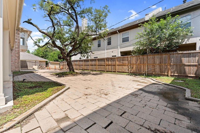 6104 San Felipe St, Houston, TX 77057 - view of patio / terrace featuring fence