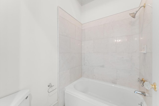 6104 San Felipe St, Houston, TX 77057 - bathroom featuring toilet and shower / bathtub combination