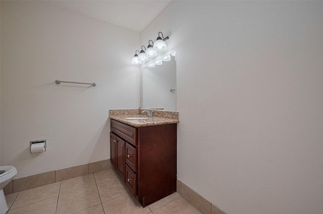 13040 Trail Hollow Dr Unit 3040, Houston, TX 77079 - bathroom featuring tile patterned floors, vanity, and toilet