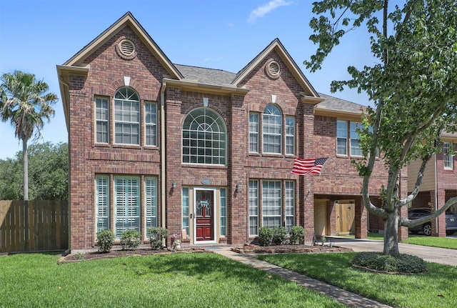 1409 Cherokee St, Deer Park, TX 77536 - view of front of home with brick siding