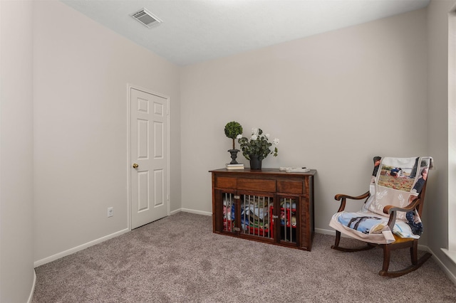 1409 Cherokee St, Deer Park, TX 77536 - living area featuring carpet and baseboards