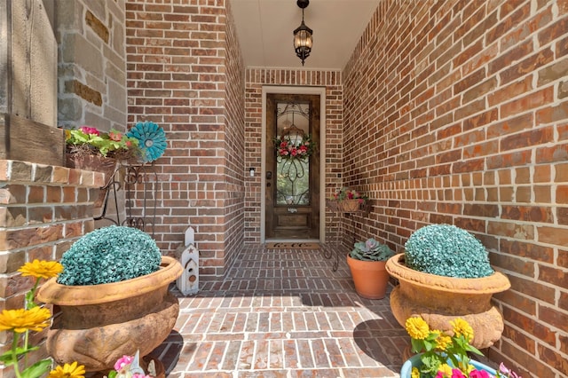 17219 Rookery Ct, Conroe, TX 77385 - property entrance featuring brick siding