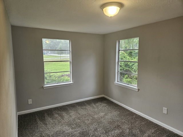 1305 Saint Lawrence River Rd, Conroe, TX 77316 - empty room featuring plenty of natural light, dark carpet, and baseboards
