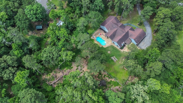 aerial view of property and surrounding area