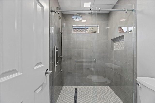19827 Timberwind Ln, Houston, TX 77094 - full bathroom with toilet and a stall shower