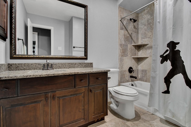 514 Chirping Sparrow Ct, Pinehurst, TX 77362 - full bath featuring toilet, vanity, and shower / bath combo