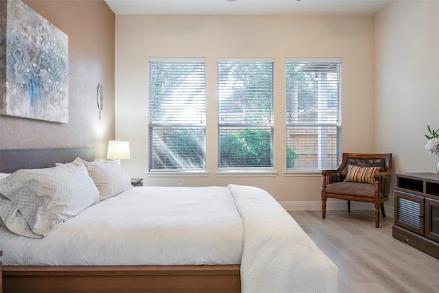 21623 Balsam Brook Ln, Katy, TX 77450 - bedroom featuring light wood finished floors and baseboards
