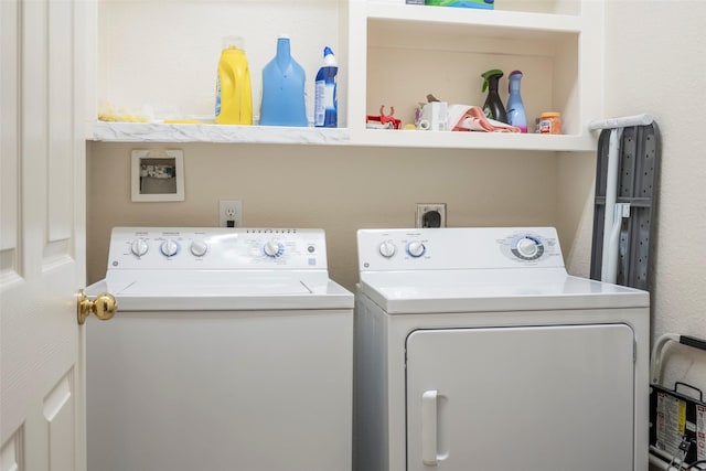 21623 Balsam Brook Ln, Katy, TX 77450 - washroom featuring washer and clothes dryer