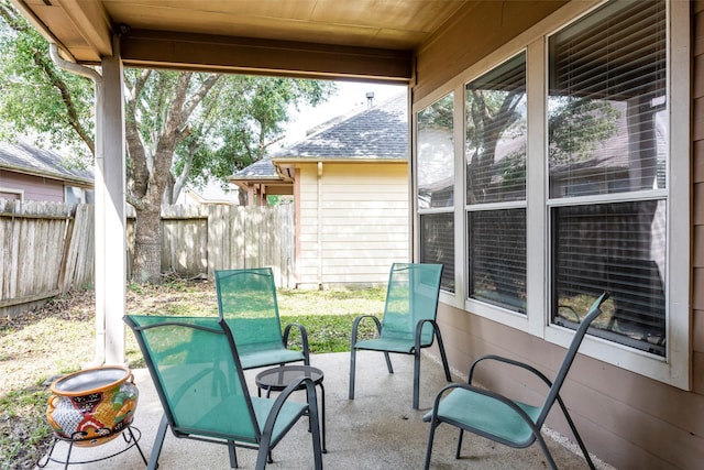21623 Balsam Brook Ln, Katy, TX 77450 - view of patio / terrace featuring fence