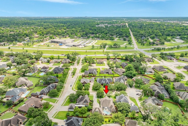 54 Scotch Pine Ct, Lake Jackson, TX 77566 - aerial perspective of suburban area