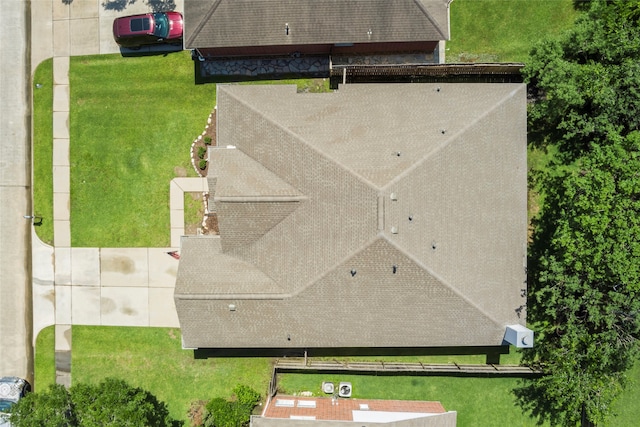 view from above of property