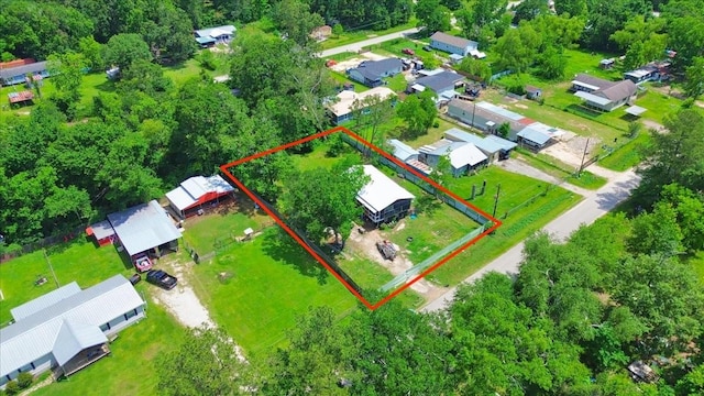 26643 Carol Ln, Splendora, TX 77372 - aerial view of property's location with property boundaries highlighted