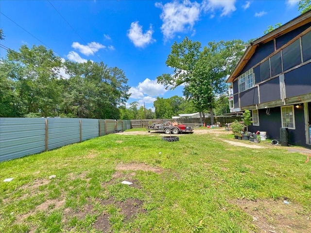 26643 Carol Ln, Splendora, TX 77372 - view of yard