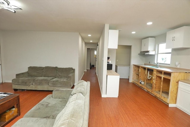 26643 Carol Ln, Splendora, TX 77372 - living room with wood finished floors and recessed lighting