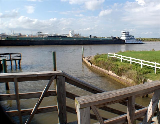 dock with a water view