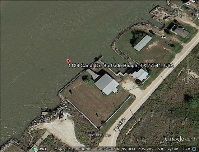 aerial overview of property's location