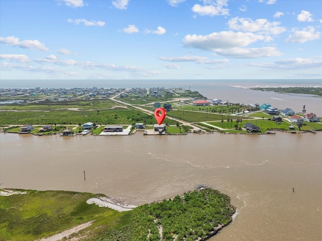 1134 Canal Dr, Surfside Beach, TX 77541 - bird's eye view of a large body of water