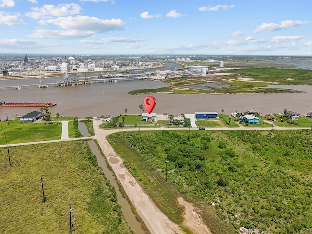 1134 Canal Dr, Surfside Beach, TX 77541 - bird's eye view of a large body of water