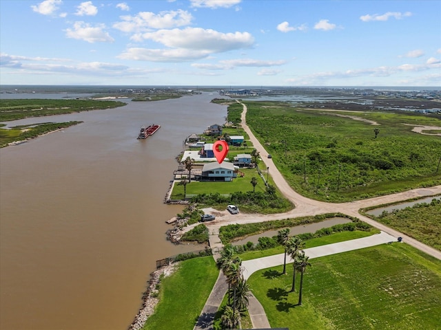 1134 Canal Dr, Surfside Beach, TX 77541 - aerial view of a large body of water