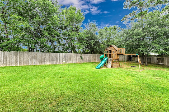 4302 Stoney Heights Ct, Spring, TX 77388 - view of yard with a playground