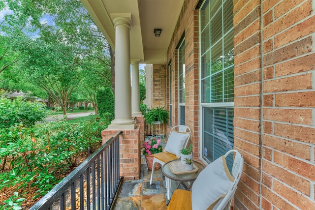 71 Ginger Jar St, The Woodlands, TX 77382 - view of covered porch