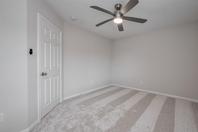 18314 Madisons Crossing Ln, Tomball, TX 77375 - unfurnished room with carpet, a ceiling fan, baseboards, and a smoke detector