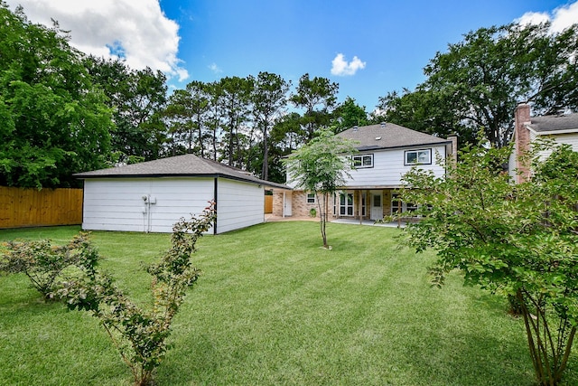 4719 Theall Rd, Houston, TX 77066 - view of yard with a patio area