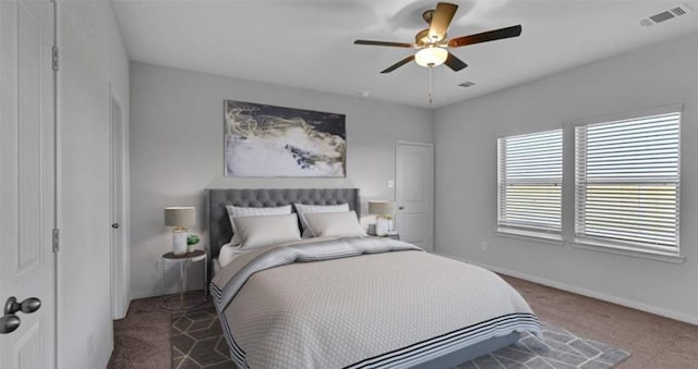 21519 Cypress Trellis Dr, Cypress, TX 77433 - carpeted bedroom featuring baseboards and ceiling fan