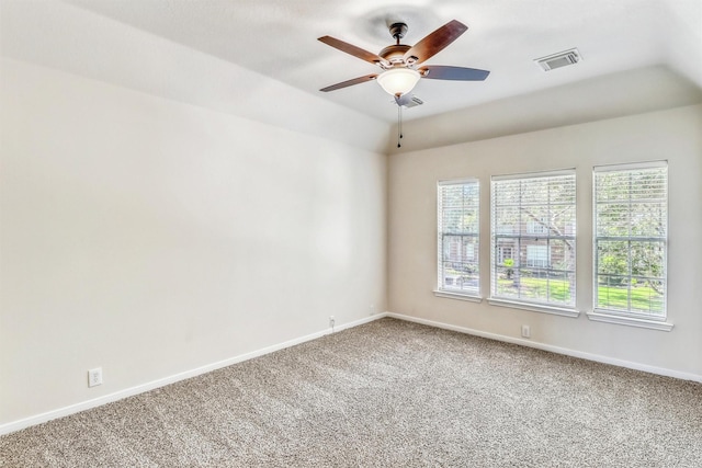 6207 Presidio Canyon Dr, Katy, TX 77450 - carpeted empty room with plenty of natural light, baseboards, and ceiling fan