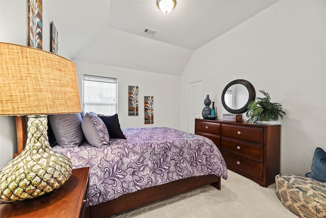 5518 Fleming Rock Ln, Fulshear, TX 77441 - carpeted bedroom featuring vaulted ceiling