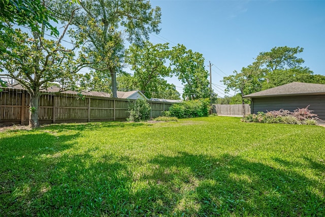 view of yard