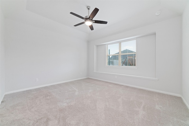 19806 Lone Paddock Cir, Tomball, TX 77377 - carpeted empty room featuring baseboards, ceiling fan, and lofted ceiling
