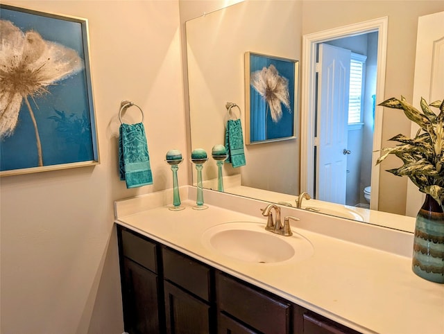 10718 Wall Fern Way, Houston, TX 77034 - bathroom featuring toilet and vanity