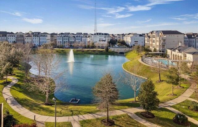 3507 Eaton Estates Ln, Houston, TX 77055 - water view with nearby suburban area