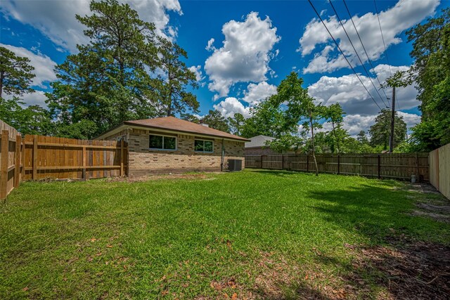 23331 Balthasar St, Spring, TX 77373 - view of yard with central AC unit