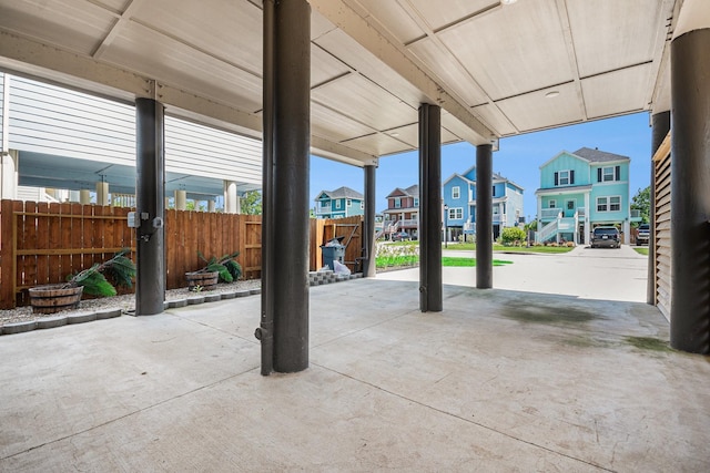 1501 Ashley Ct, Seabrook, TX 77586 - view of patio with a residential view and fence